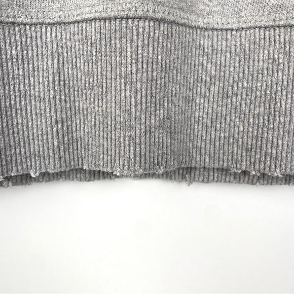 Free People Sleeveless Sweatshirt Distressed Hems - Picture 4 of 8